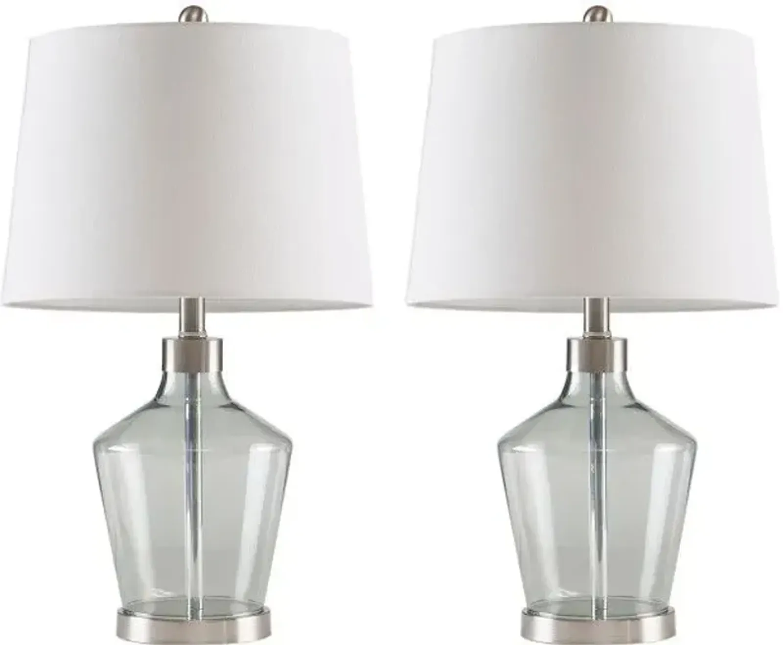 Olliix by 510 Design Grey Set of 2 Harmony Table Lamps