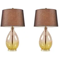 Olliix by 510 Design Cortina Gold Table Lamp Set Of 2