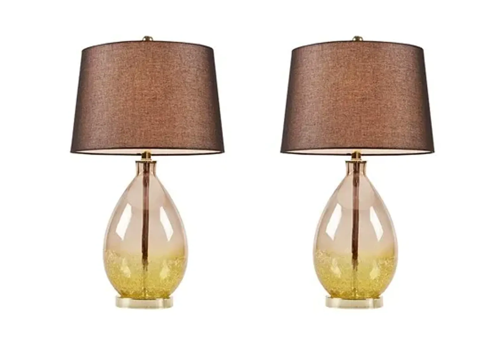 Olliix by 510 Design Cortina Gold Table Lamp Set Of 2