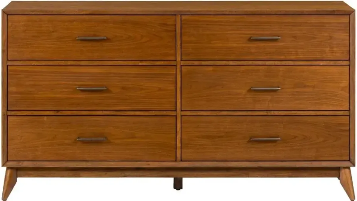 Liberty Furniture Century Modern Satin Walnut Dresser