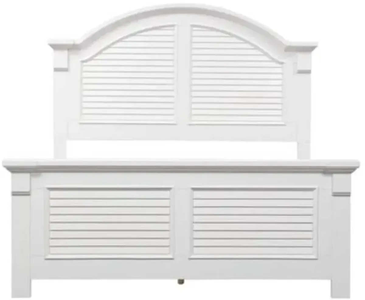 Liberty Furniture Summer House I Oyster White Queen Panel Bed
