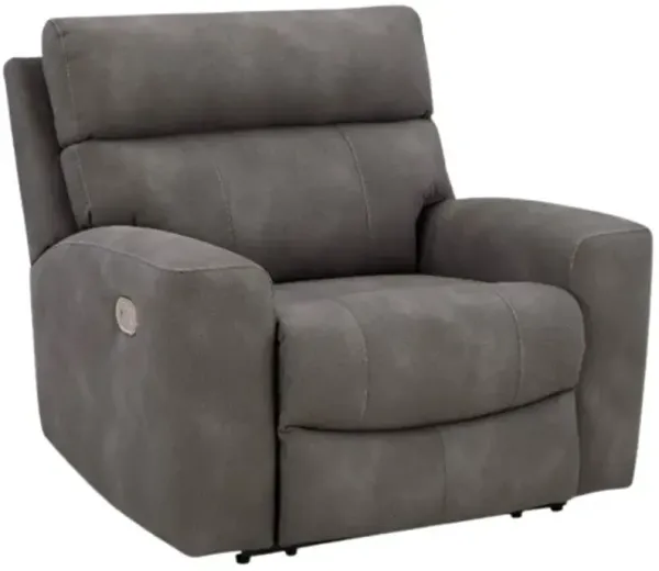 Signature Design by Ashley® Next-Gen DuraPella Slate Power Recliner with Adjustable Headrest