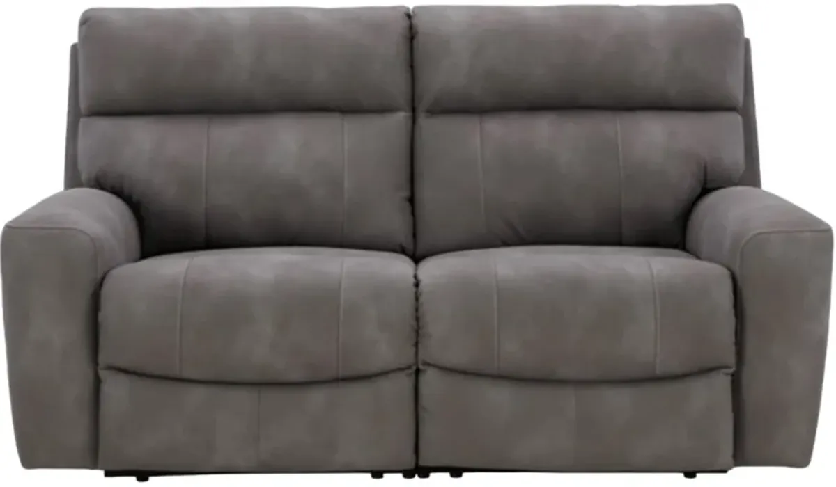 Signature Design by Ashley® Next-Gen DuraPella 2-Piece Slate Power Reclining Sectional Loveseat