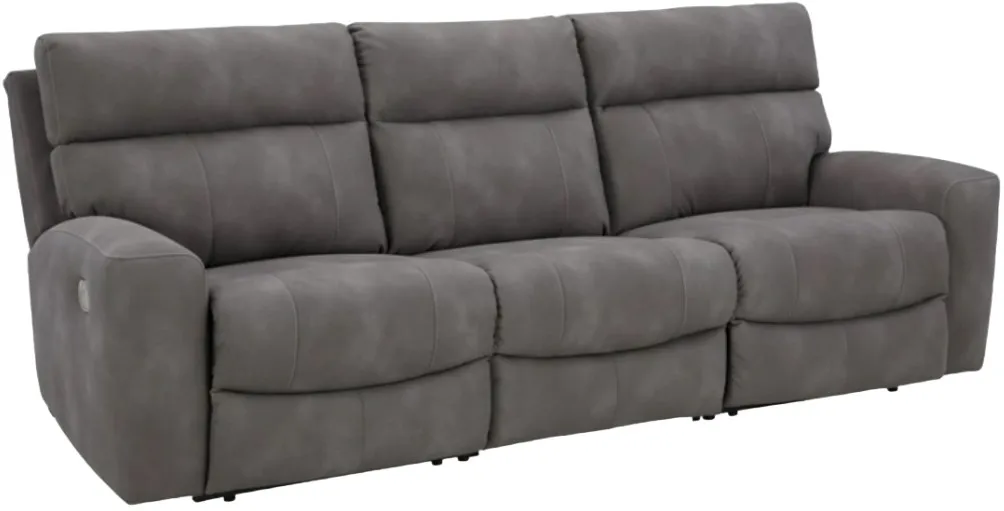 Signature Design by Ashley® Next-Gen DuraPella 3-Piece Slate Piece Power Reclining Sectional Sofa