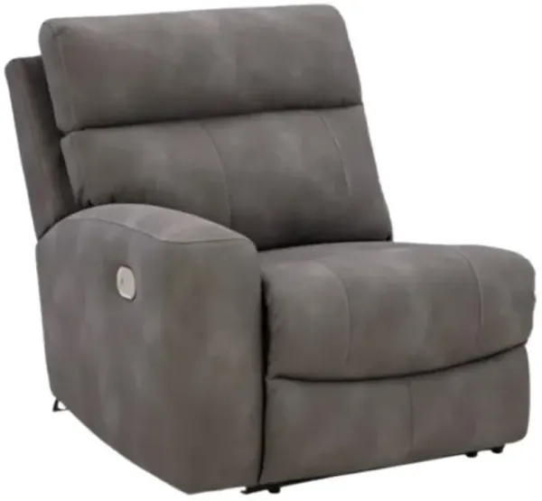 Signature Design by Ashley® Next-Gen DuraPella 4-Piece Slate Curved Power Reclining Sectional