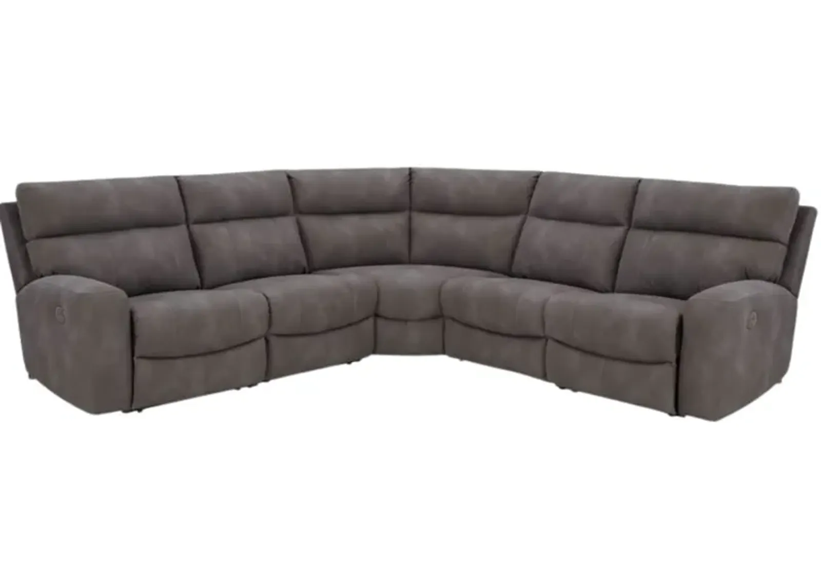 Signature Design by Ashley® Next-Gen DuraPella 5-Piece Slate Power Reclining Sectional