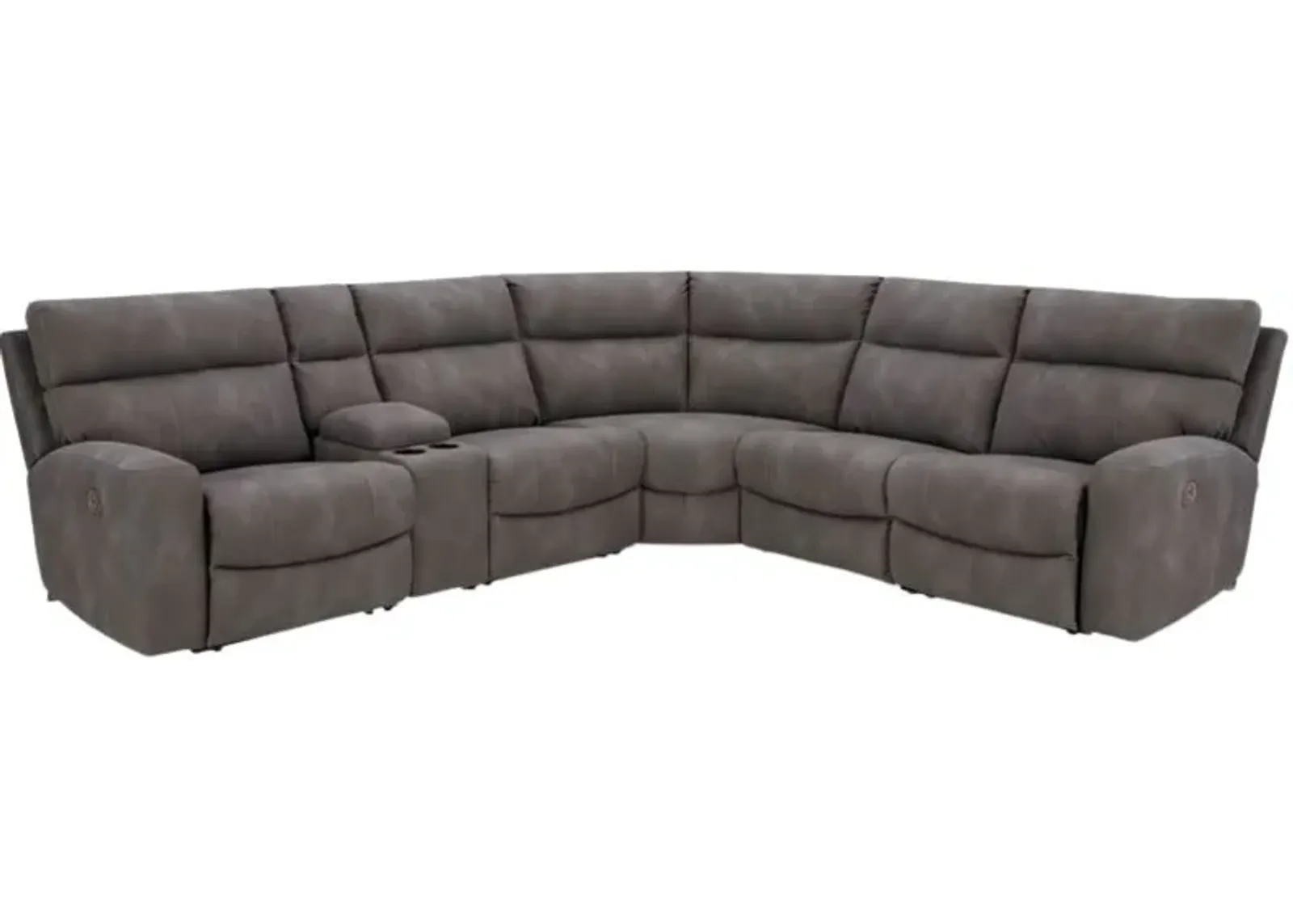 Signature Design by Ashley® Next-Gen DuraPella 6-Piece Slate Power Reclining Sectional