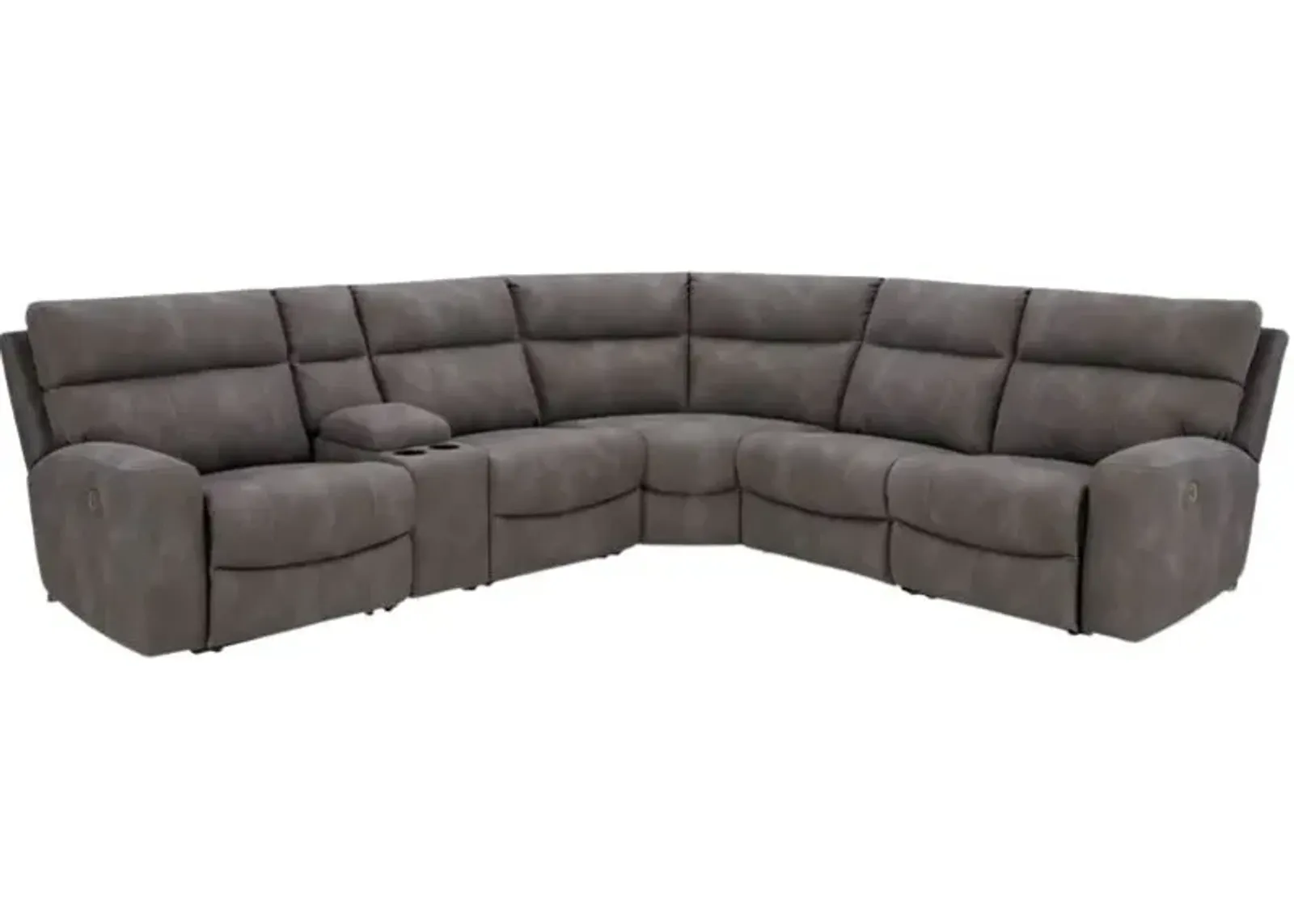 Signature Design by Ashley® Next-Gen DuraPella 6-Piece Slate Power Reclining Sectional