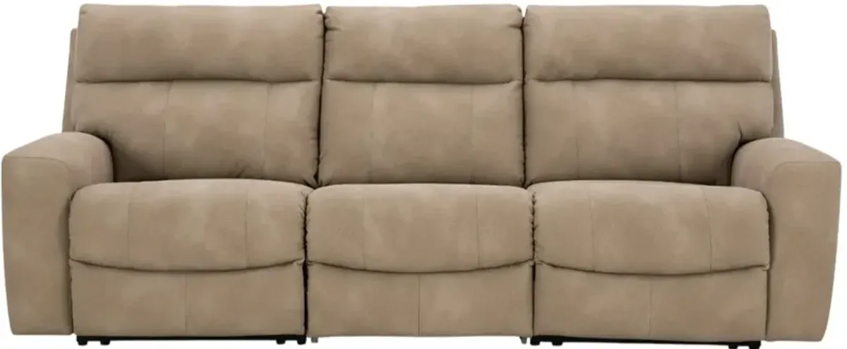 Signature Design by Ashley® Next-Gen DuraPella 3-Piece Sand Power Reclining Sofa Sectional