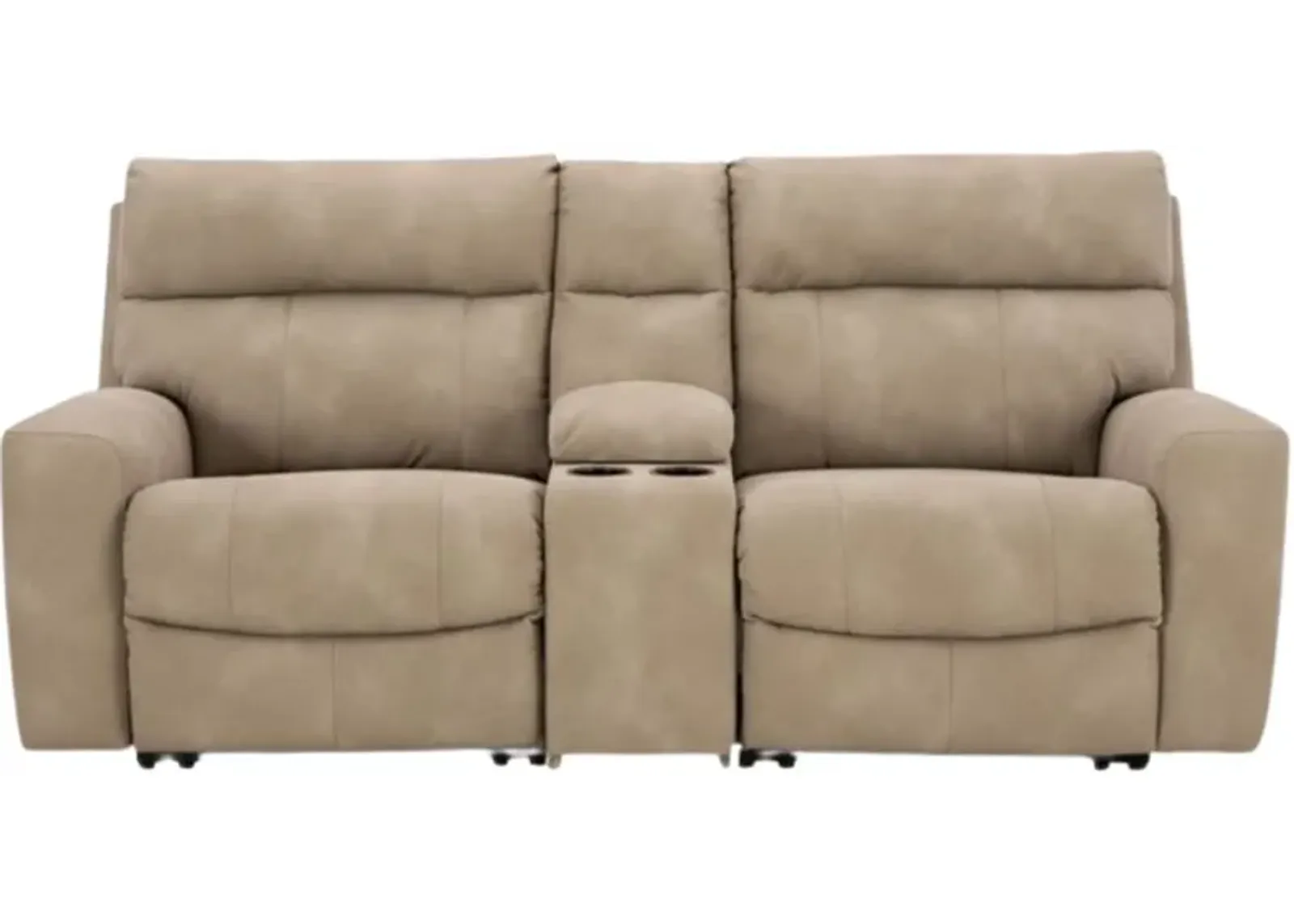 Signature Design by Ashley® Next-Gen DuraPella 3-Piece Sand Power Reclining Sectional Loveseat with Console