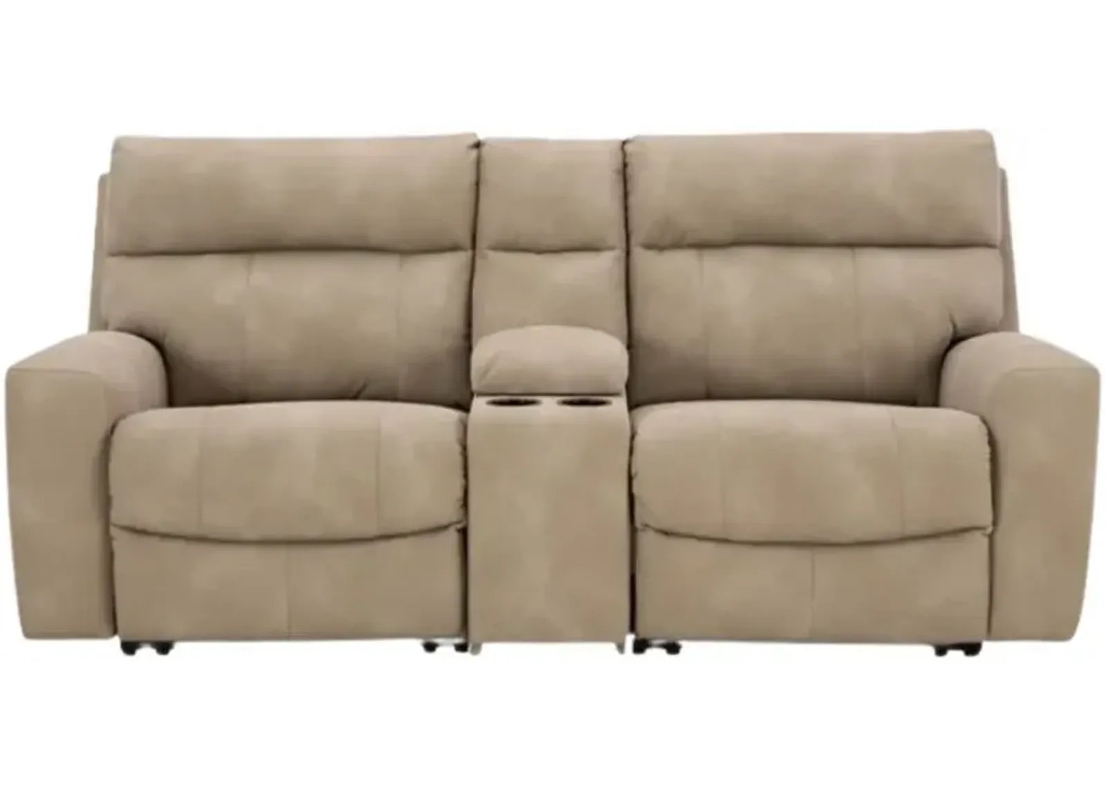 Signature Design by Ashley® Next-Gen DuraPella 3-Piece Sand Power Reclining Sectional Loveseat with Console