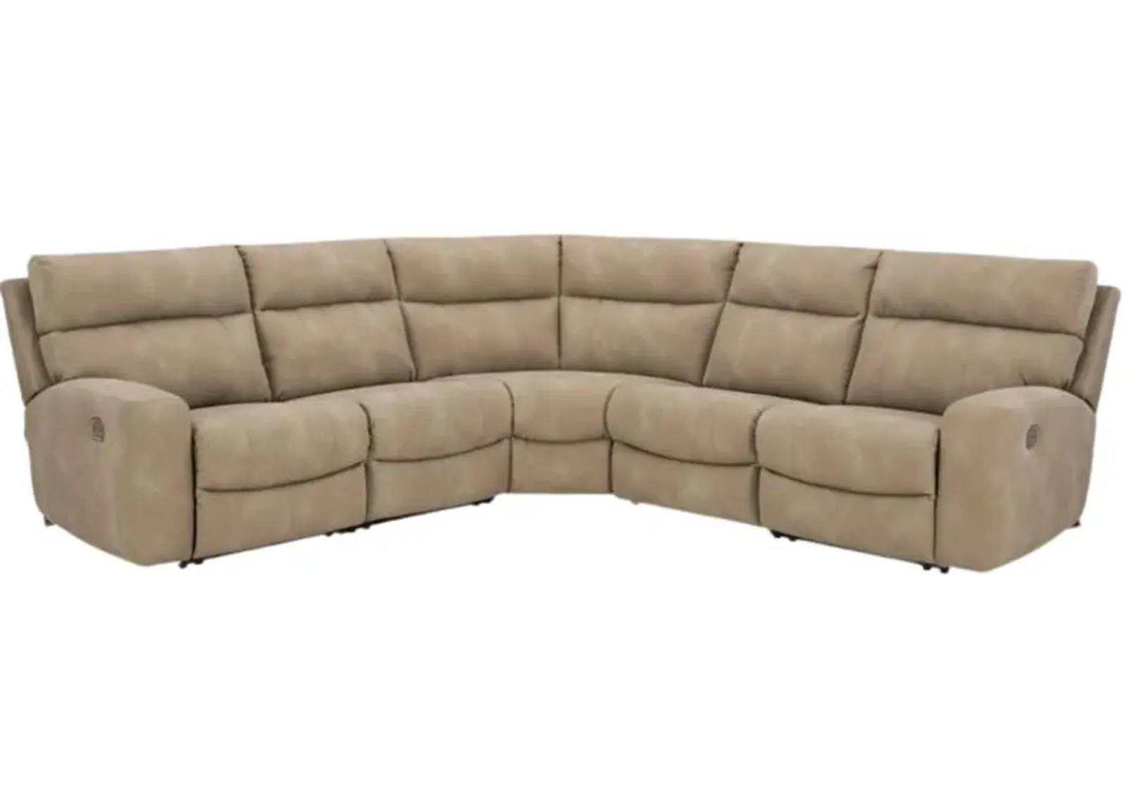 Signature Design by Ashley® Next-Gen DuraPella 5-Piece Sand Power Reclining Sectional