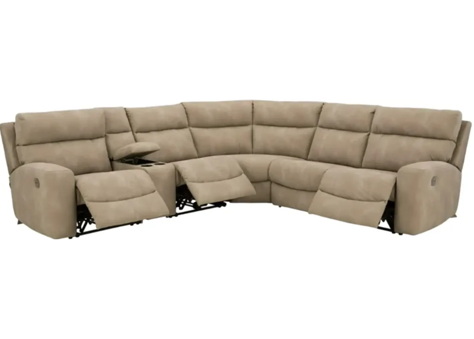 Signature Design by Ashley® Next-Gen DuraPella 6-Piece Sand Power Reclining Sectional