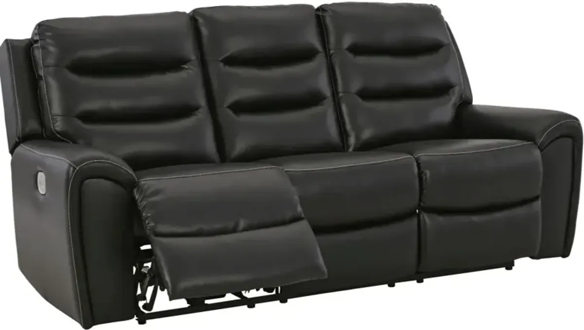 Signature Design by Ashley® Warlin Black Power Reclining Sofa
