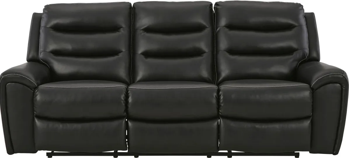 Signature Design by Ashley® Warlin Black Power Reclining Sofa