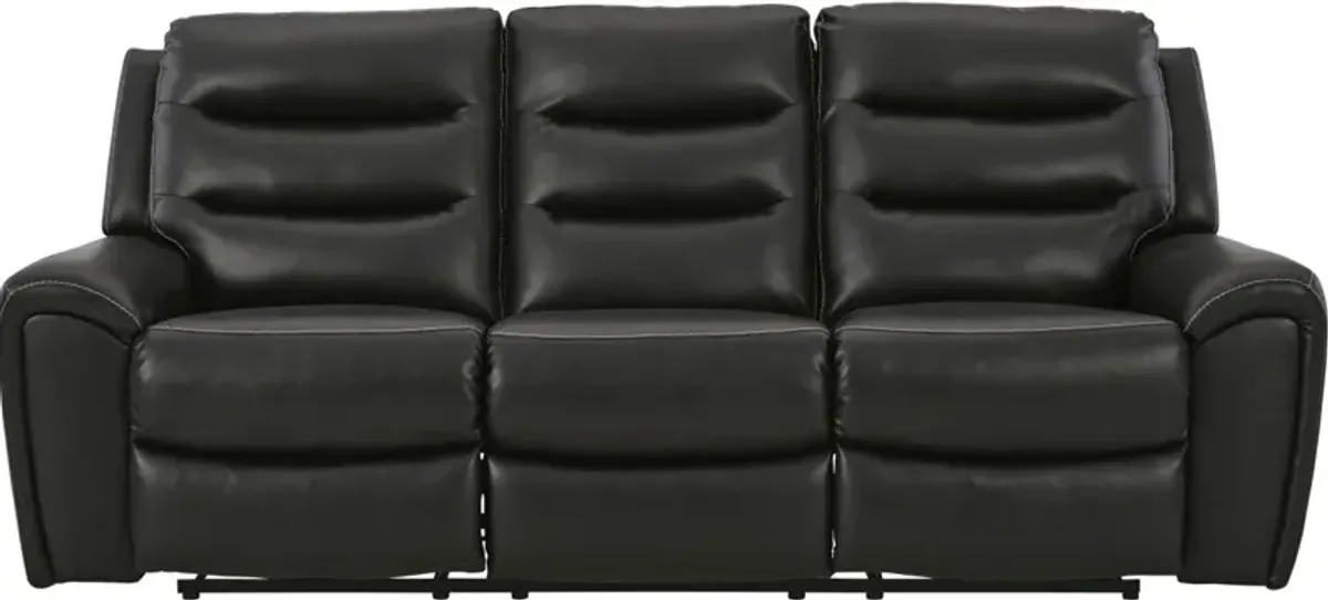 Signature Design by Ashley® Warlin Black Power Reclining Sofa