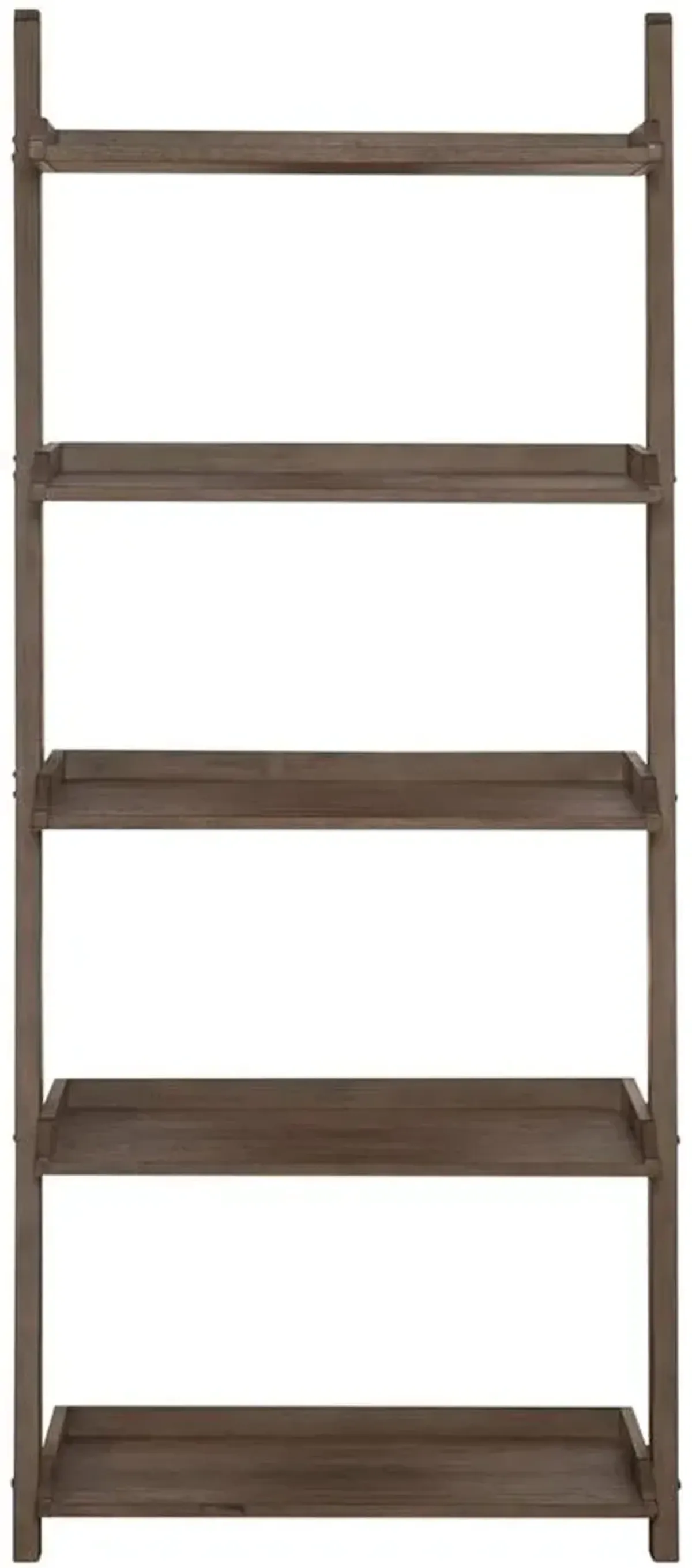Liberty Furniture Americana Farmhouse Dusty Taupe Dining Leaning Pier Bookcase
