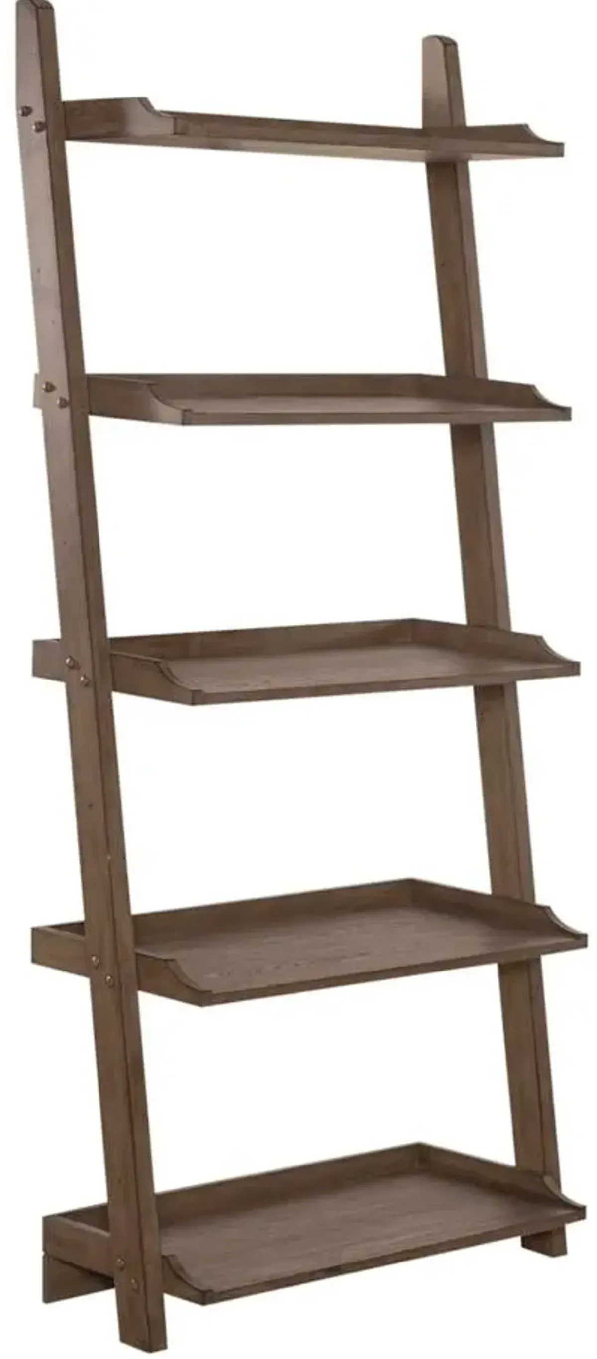 Liberty Furniture Americana Farmhouse Dusty Taupe Dining Leaning Pier Bookcase