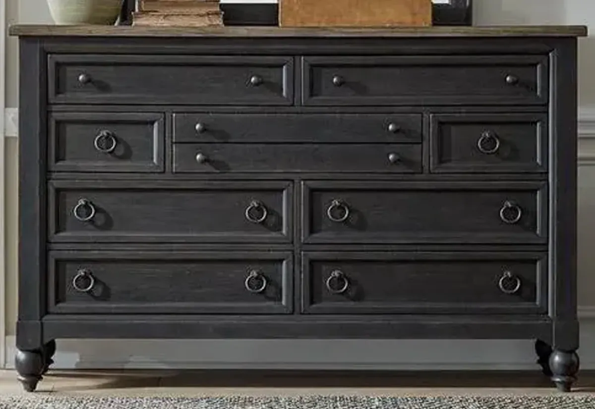 Liberty Furniture Americana Farmhouse Black Dresser