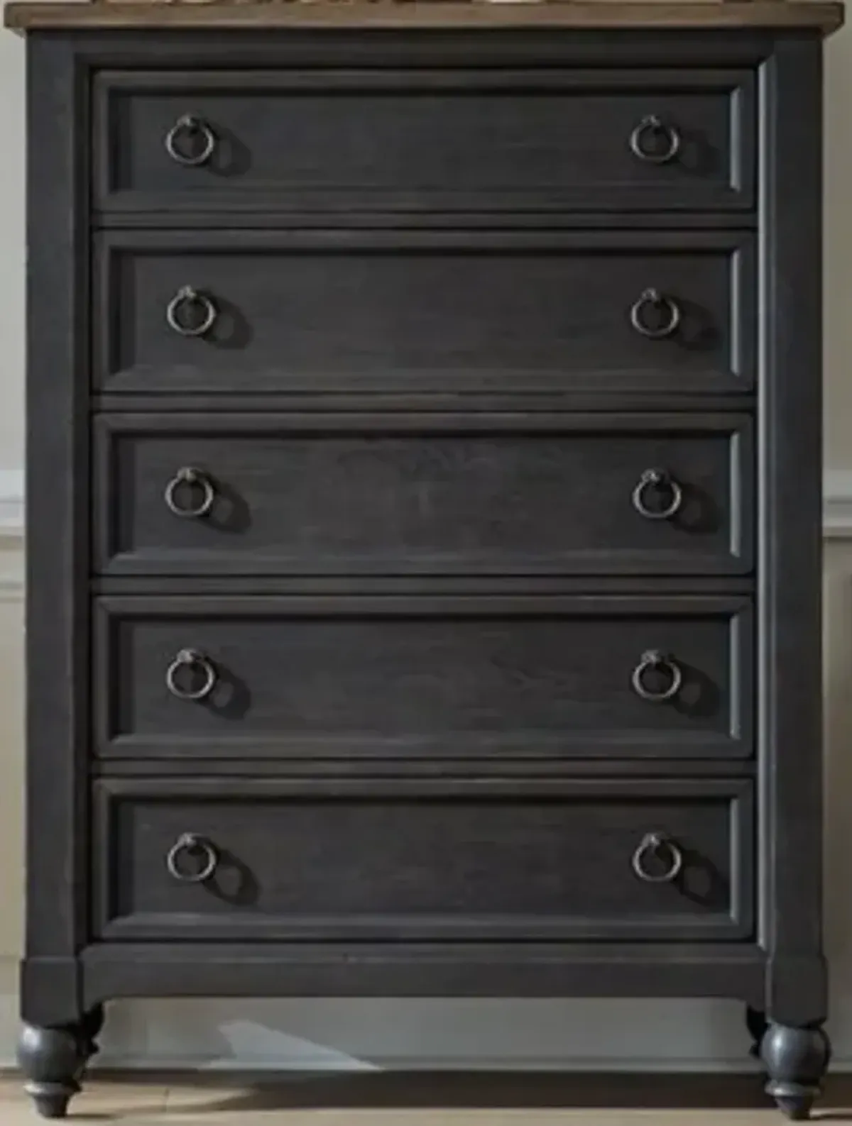 Liberty Furniture Americana Farmhouse Black Drawer Chest