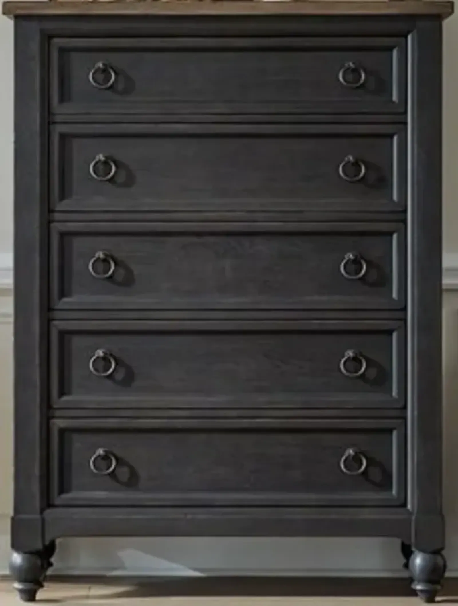 Liberty Furniture Americana Farmhouse Black Drawer Chest