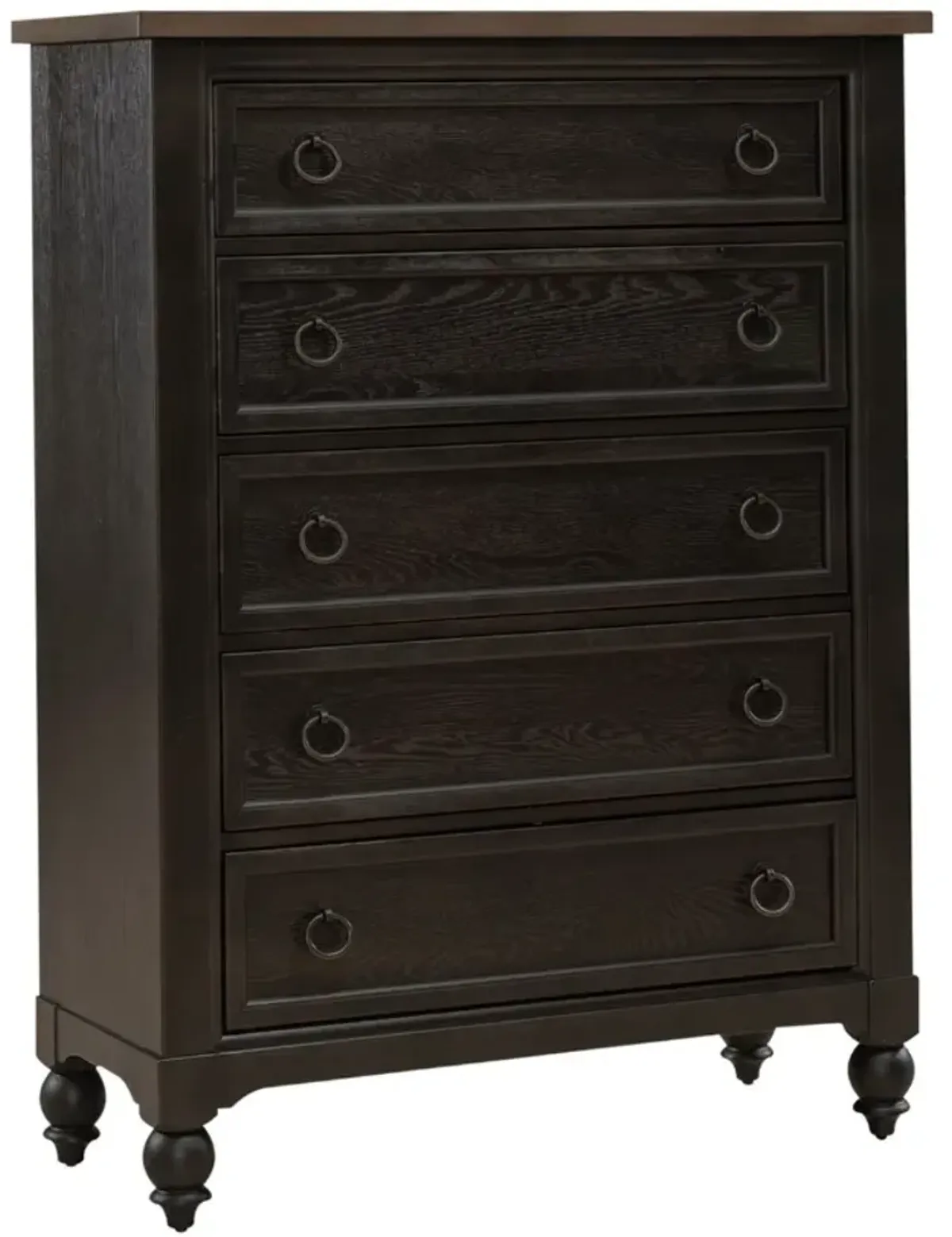 Liberty Furniture Americana Farmhouse Black Drawer Chest