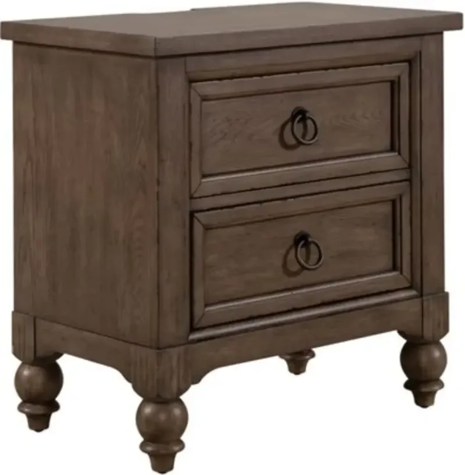 Liberty Furniture Americana Farmhouse Dusty Taupe Nightstand