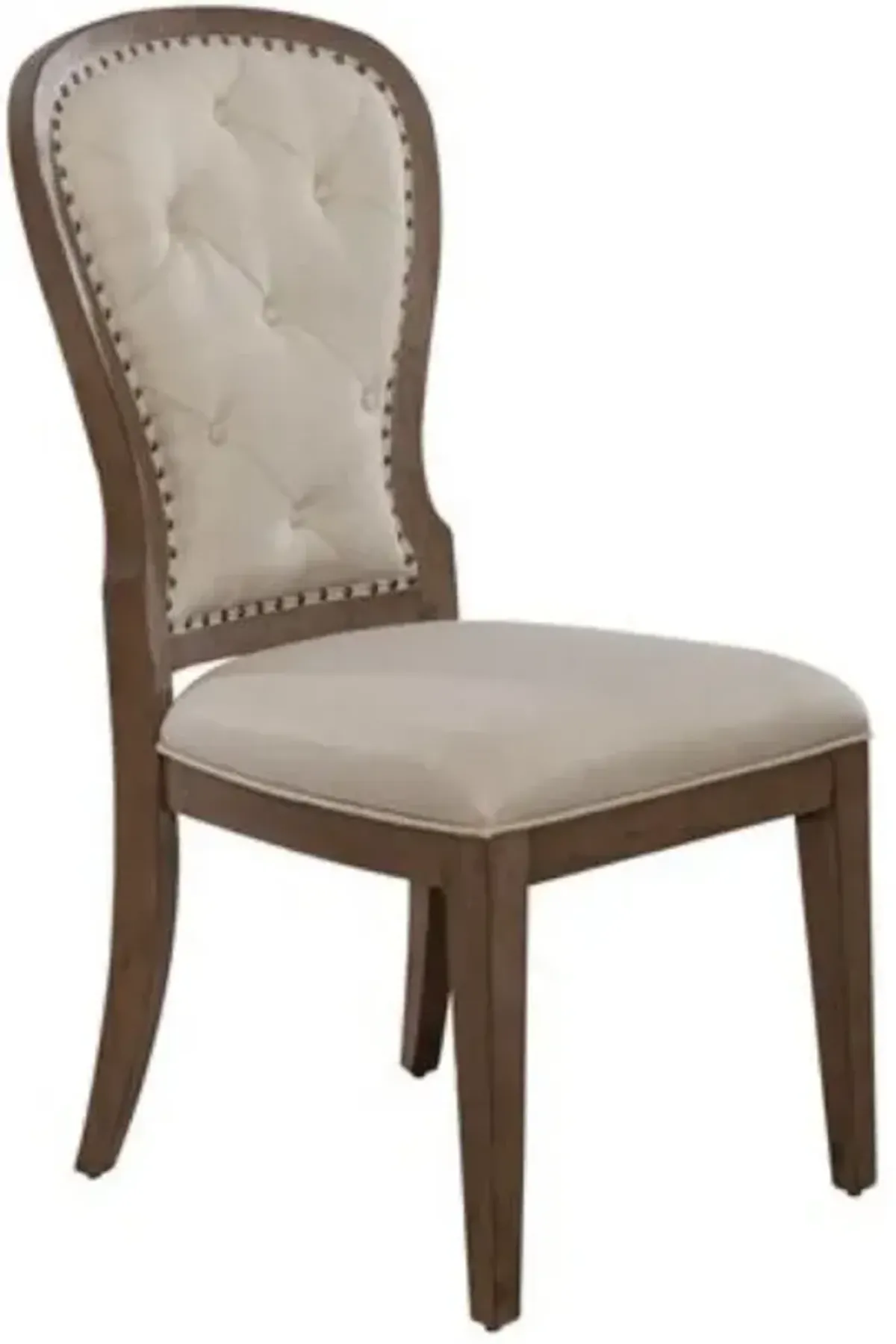 Liberty Furniture Americana Farmhouse Black/Dusty Taupe Side Chair - Set of 2