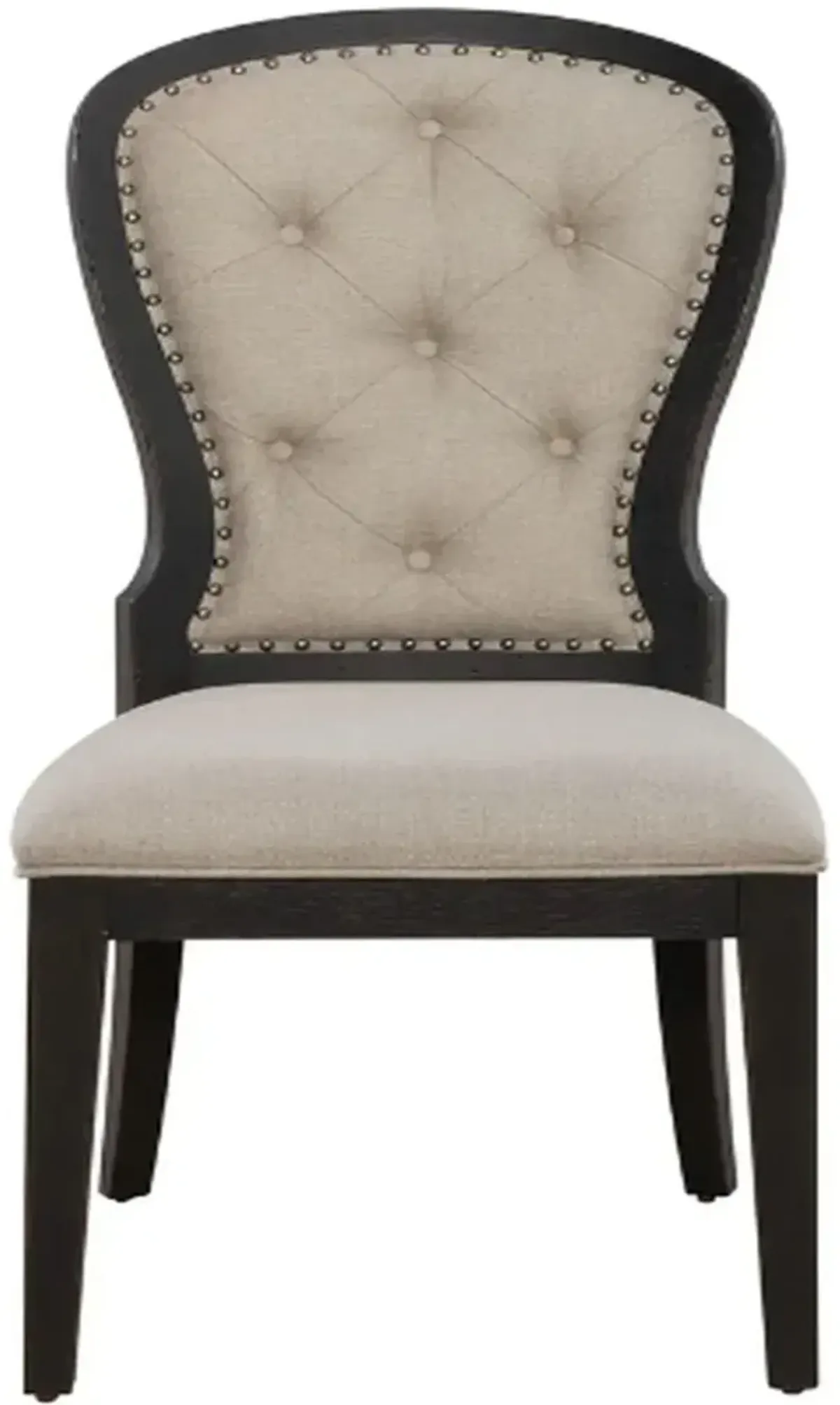 Liberty Furniture Americana Farmhouse Black/Dusty Taupe Upholstered Side Chair