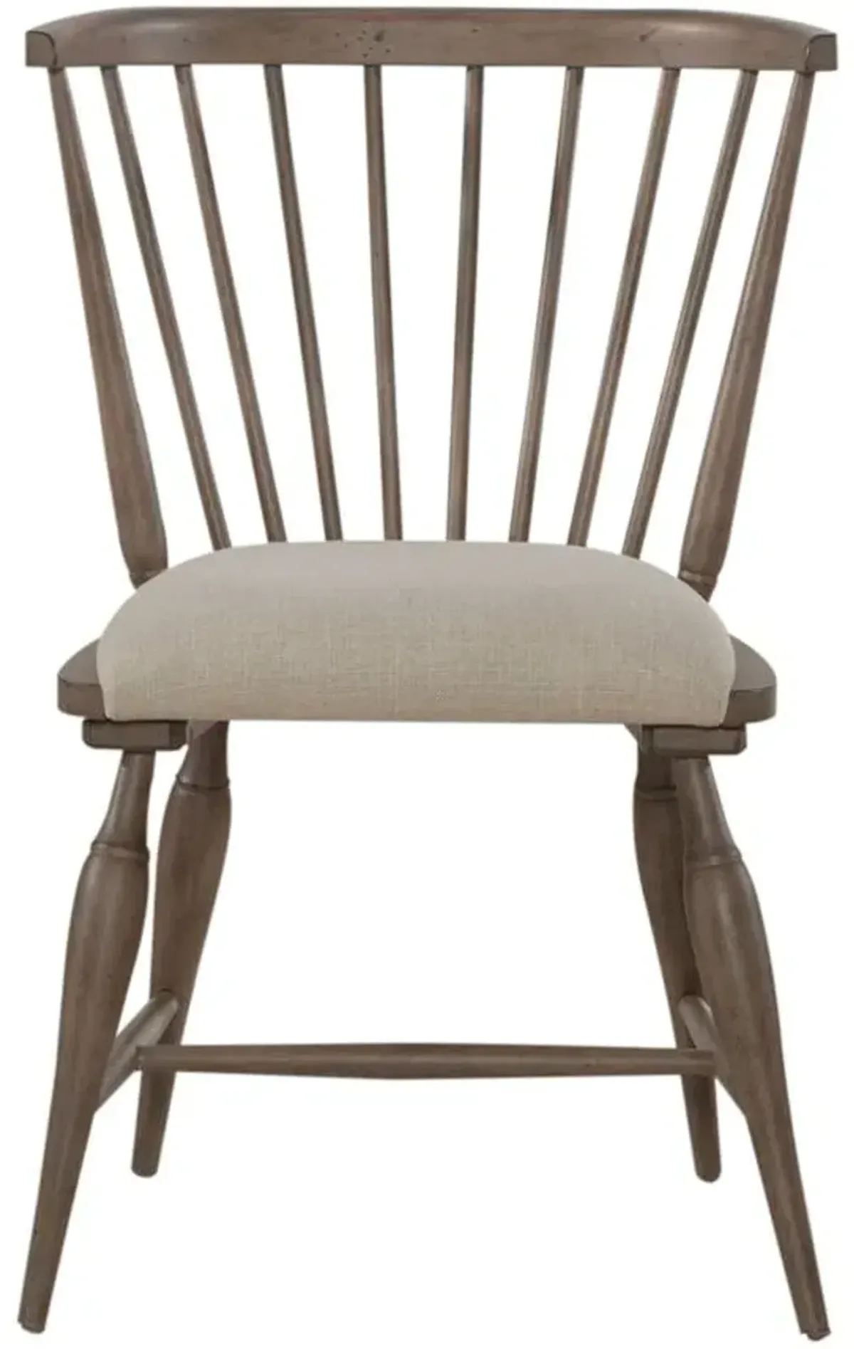 Liberty Furniture Americana Farmhouse Dusty Taupe Upholstered Seat Windsor Chair