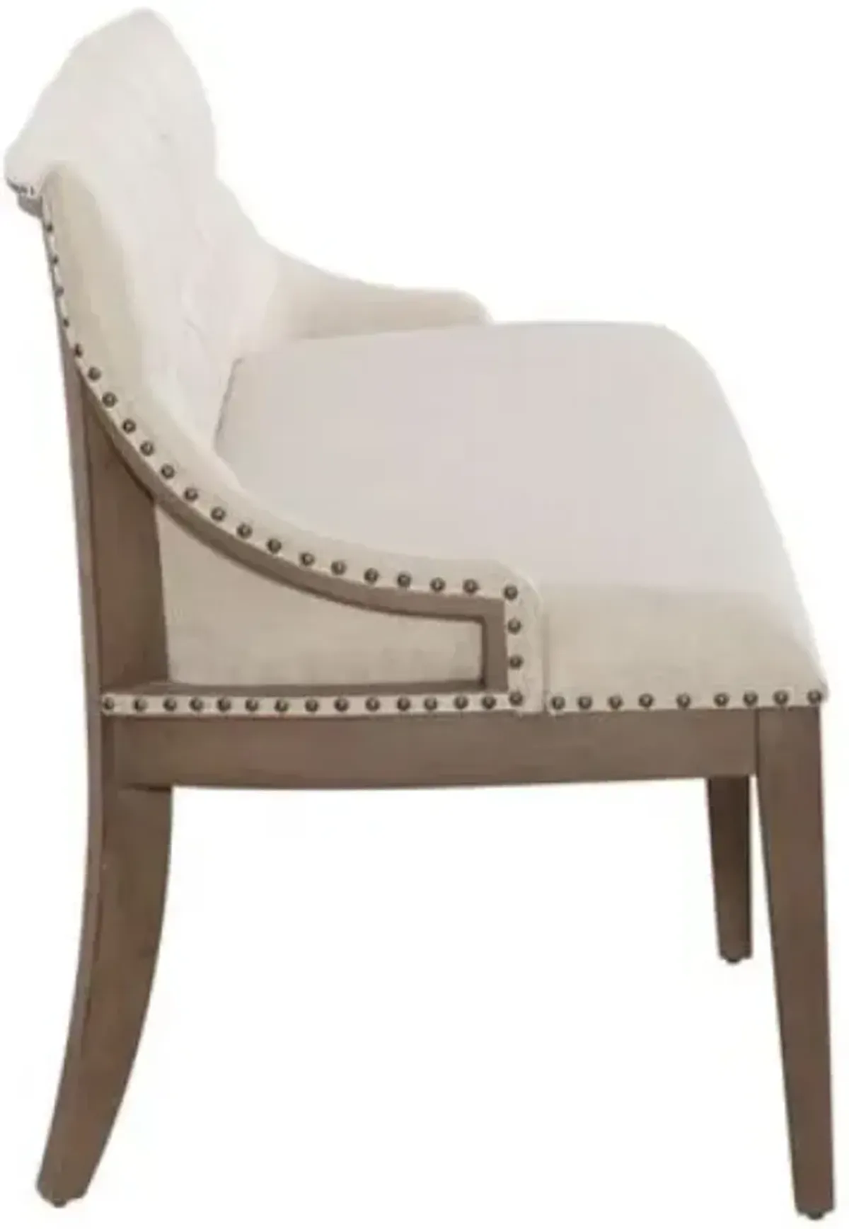 Liberty Furniture Americana Farmhouse Beige/Dusty Taupe Shelter Dining Bench