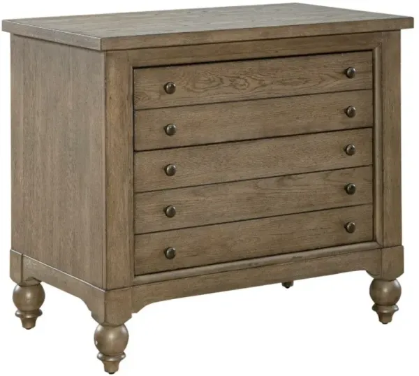 Liberty Furniture Americana Farmhouse Dusty Taupe Lateral File Cabinet