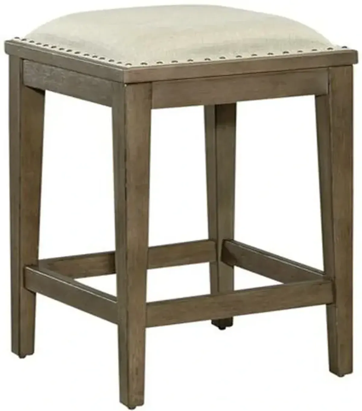Liberty Furniture Americana Farmhouse Dusty Taupe Console Stool