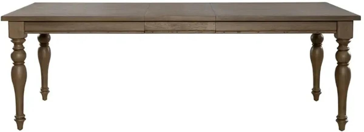 Liberty Furniture Americana Farmhouse Dusty Taupe Rectangular Leg Table