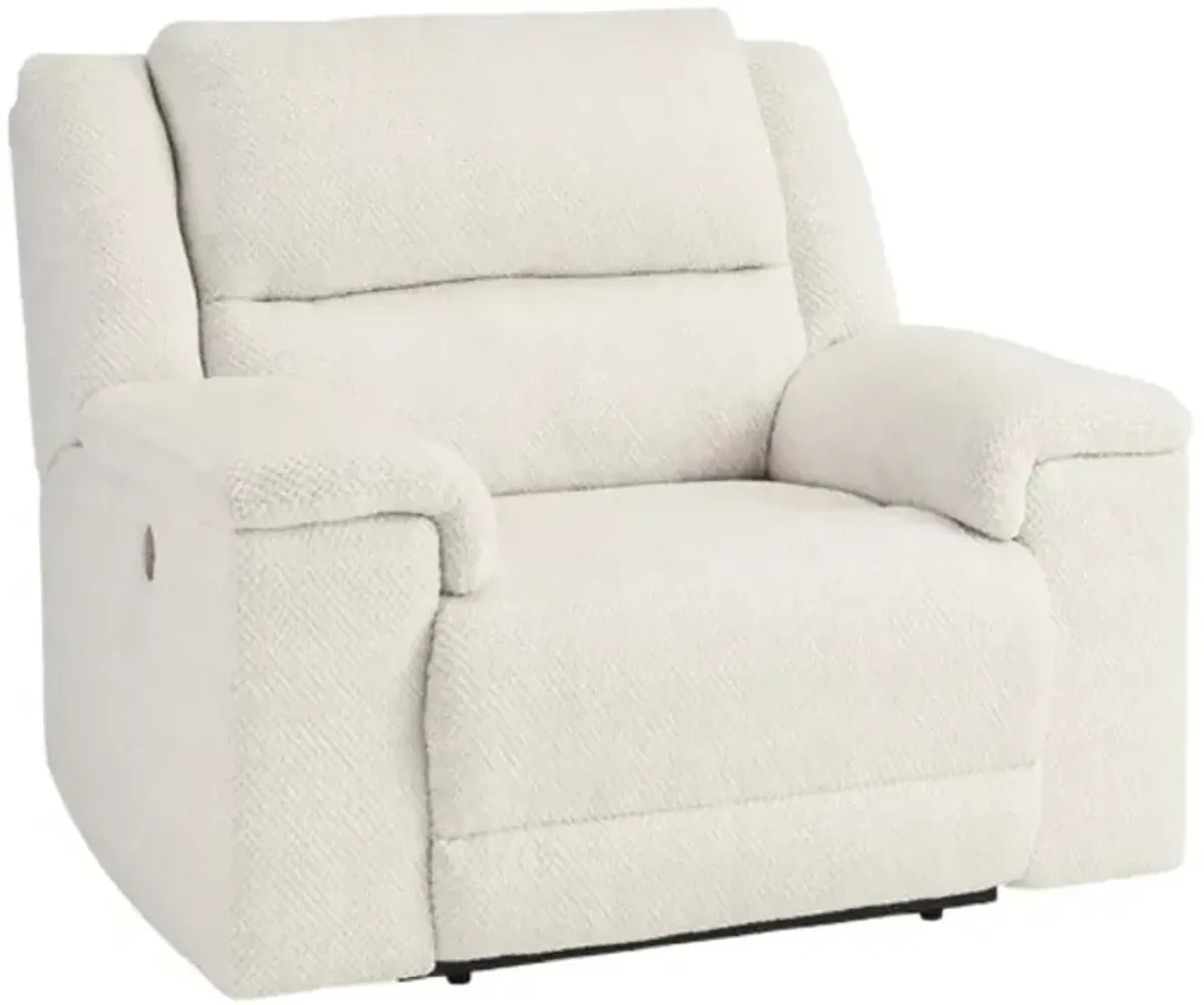 Signature Design by Ashley® Keensburg Linen Wide Seat Power Recliner