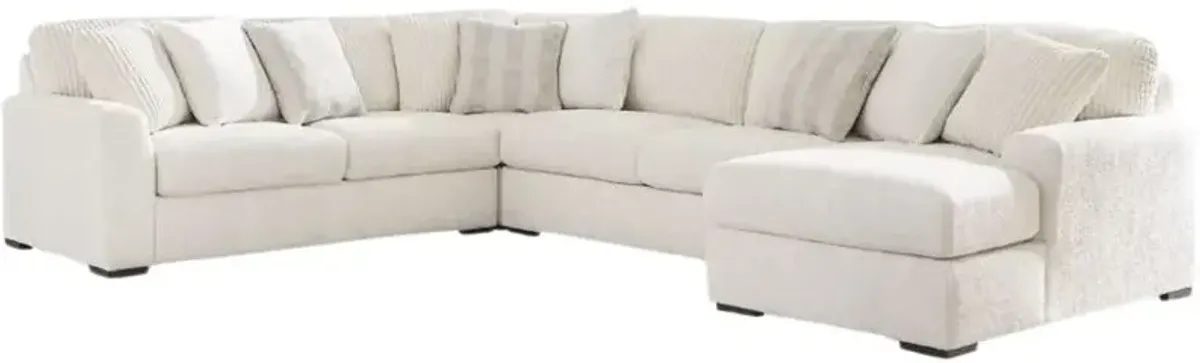 Signature Design by Ashley® Chessington 4-Piece Ivory Right-Arm Facing Sofa Sectional and Chaise