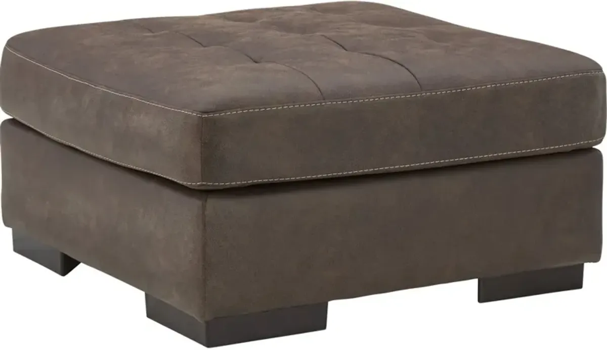 Signature Design by Ashley® Maderla Walnut Oversized Accent Ottoman