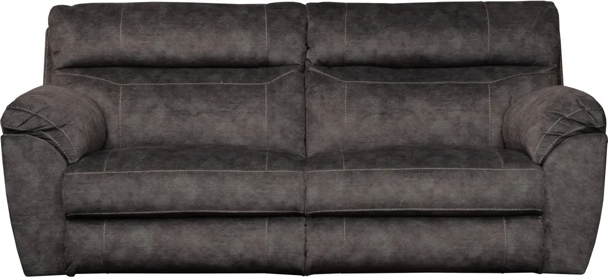 iAmerica Canyon Smoke Power Headrest Power Lay Flat Reclining Sofa