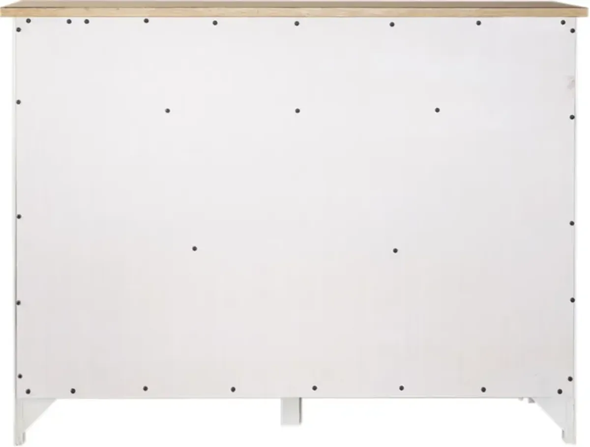 Liberty Furniture Lindsey Farm Weathered White Server