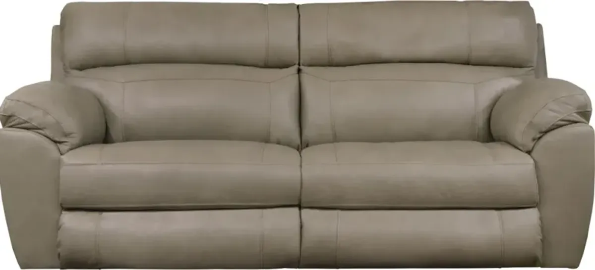 iAmerica Veneto Putty Power Lay Flat Reclining Sofa