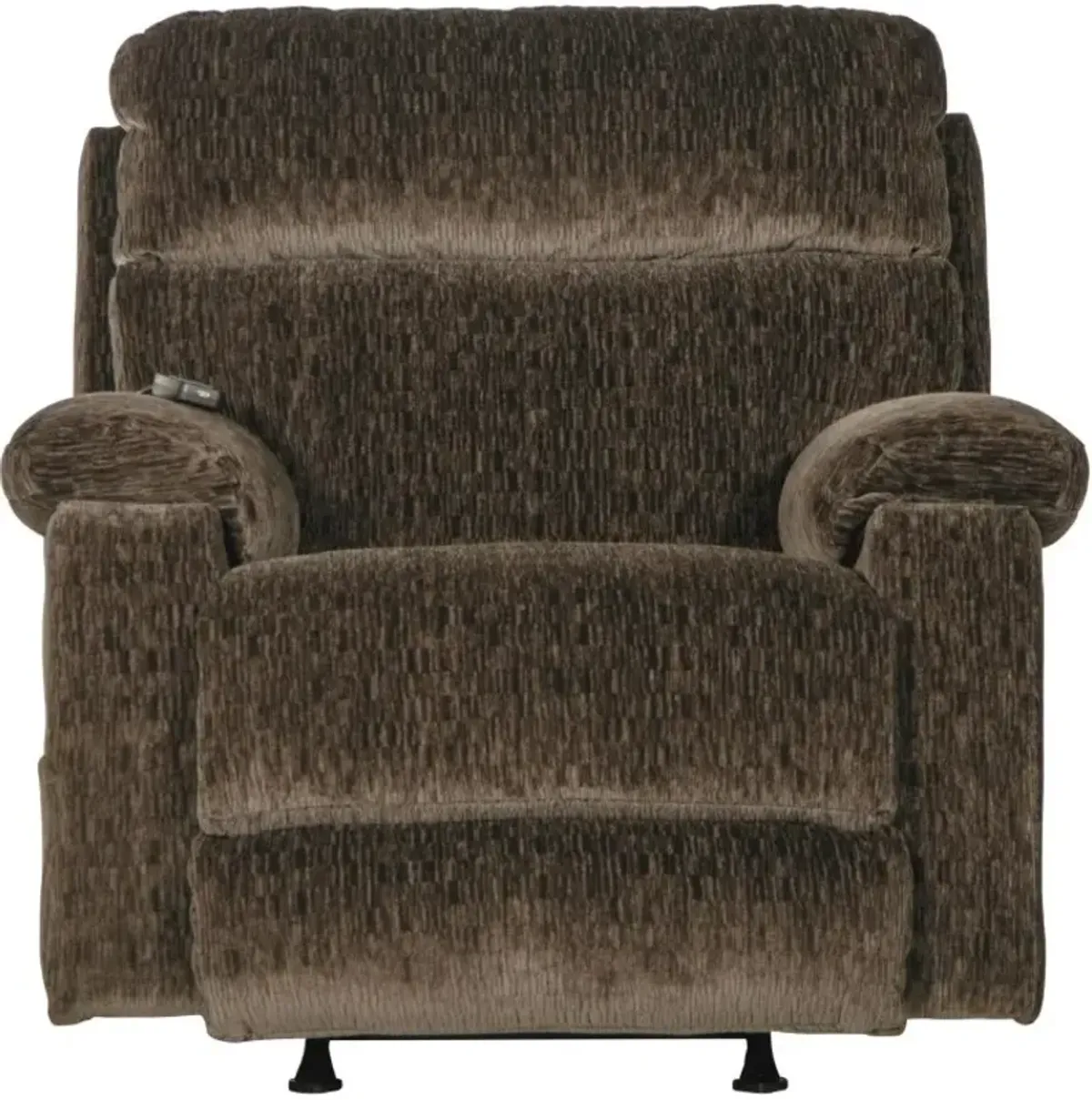 iAmerica Macy Mink Power Rocker Recliner with Power Headrest and Lumbar