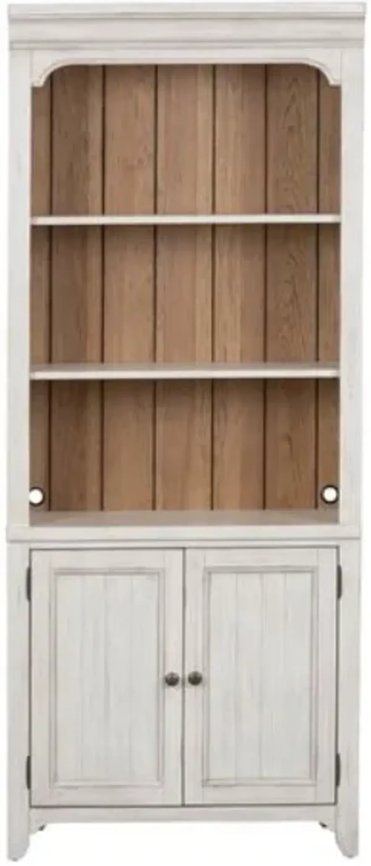 Liberty Furniture Farmhouse Reimagined Antique White Bookcase
