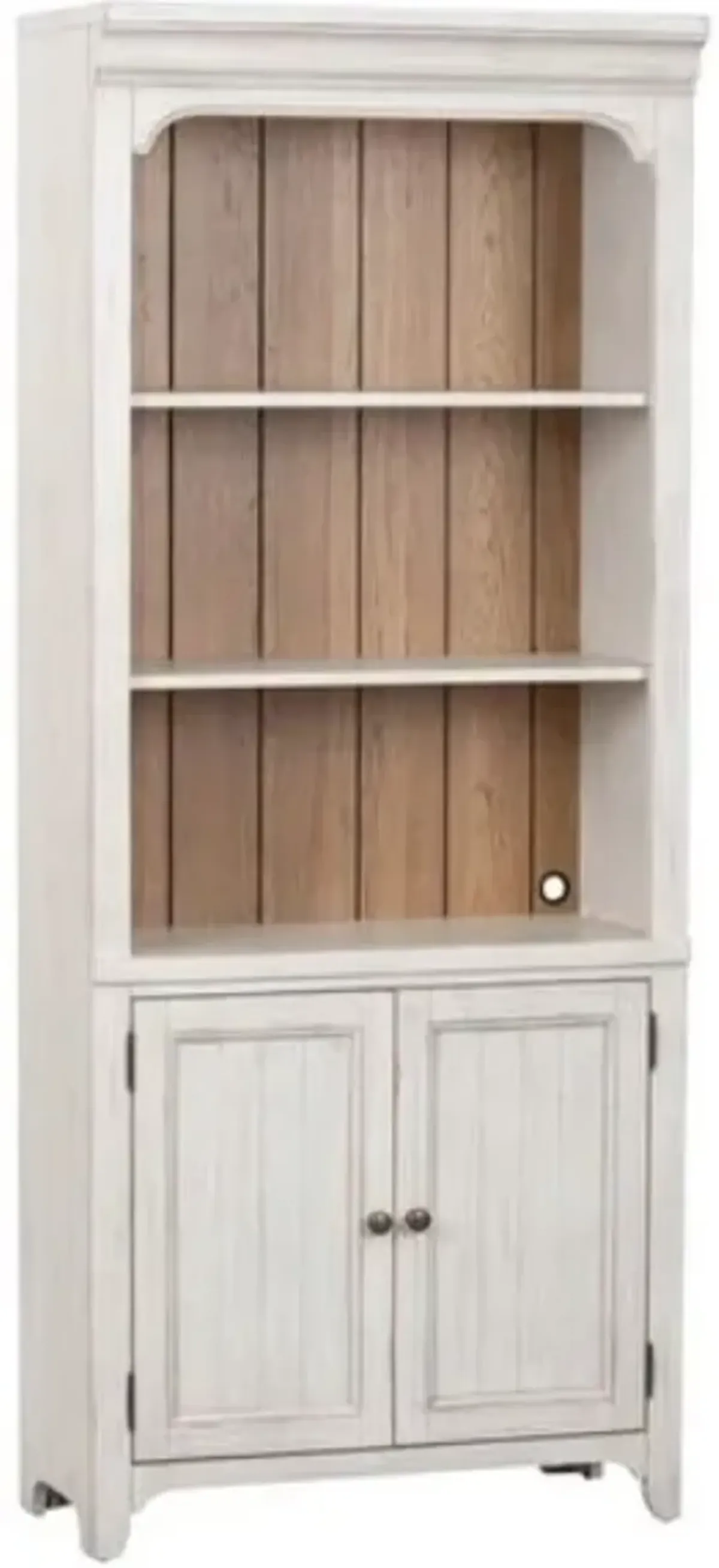 Liberty Furniture Farmhouse Reimagined Antique White Bookcase