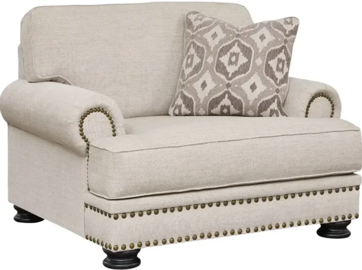 Benchcraft® Merrimore Linen Chair and a Half