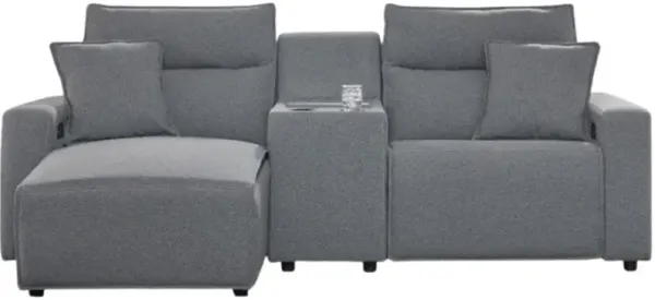Signature Design by Ashley® Modmax 3-Piece Pepper/Salt Modular Power Reclining Sectional and Chaise