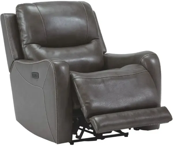 Signature Design by Ashley® Galahad Smoke Power Recliner