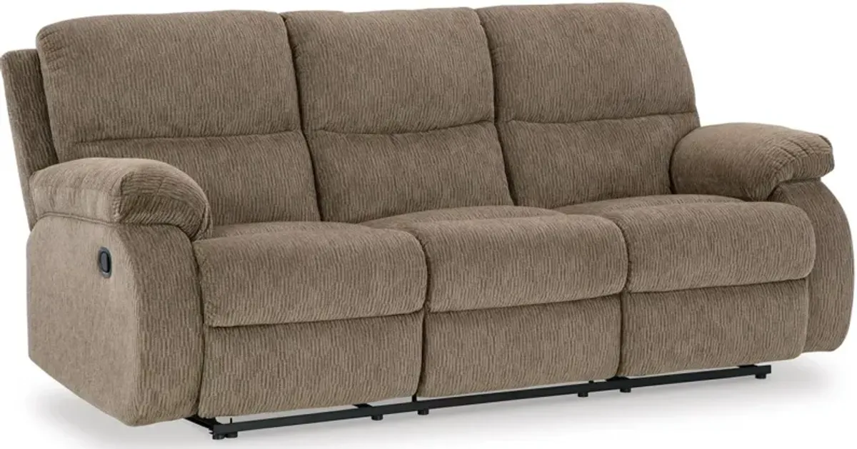 Signature Design by Ashley® Scranto Oak Reclining Sofa