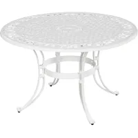homestyles® Sanibel White 48" Outdoor Dining Table