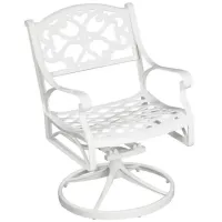 homestyles® Sanibel White Swivel Rocking Chair 