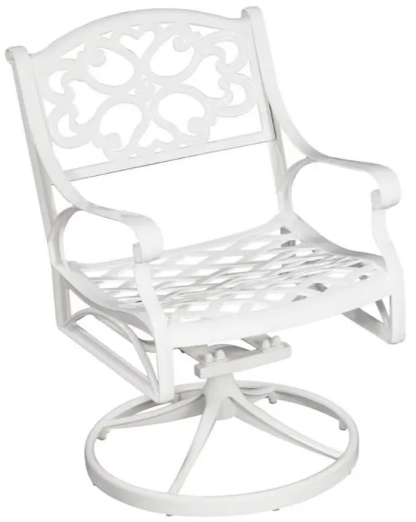 homestyles® Sanibel White Swivel Rocking Chair 